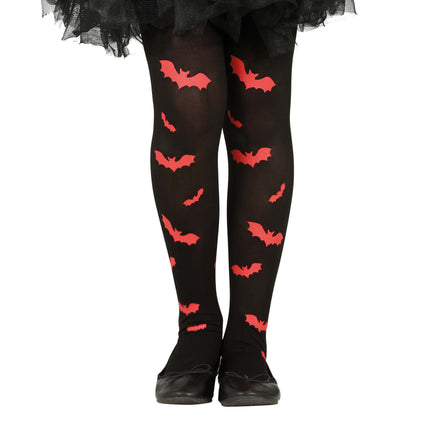 Halloween-legging flagermuspige