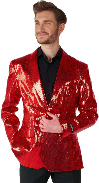 Paillet Red Blazer Men <tc>Suitmeister</tc>