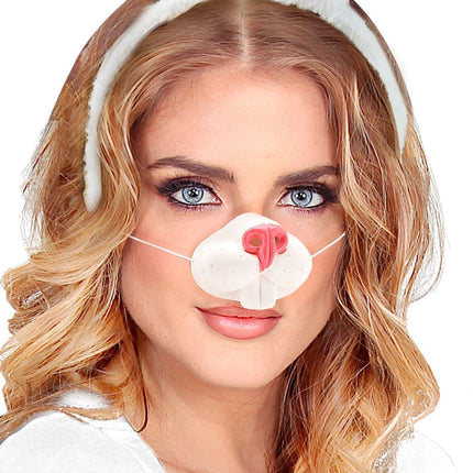 Kanin med falsk næse