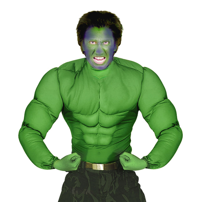 Hulk Kostume Mænd Muskuløs
