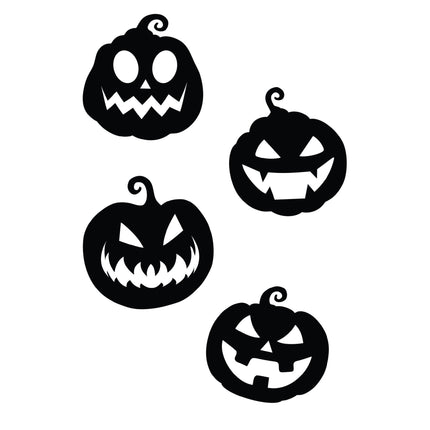 Halloween borddekoration græskar