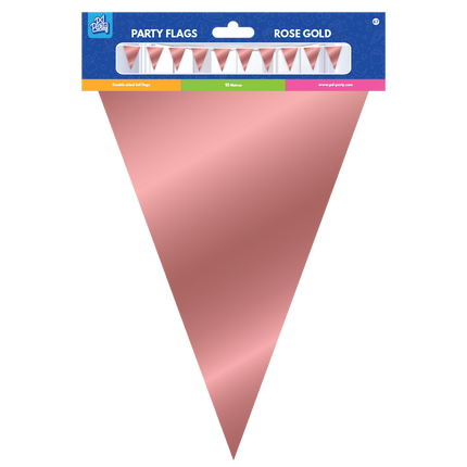 Rosaguld guirlande 10m
