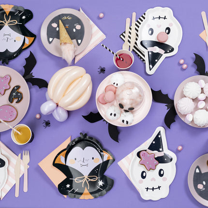 Halloween-tallerkener Dracula 23cm 6stk