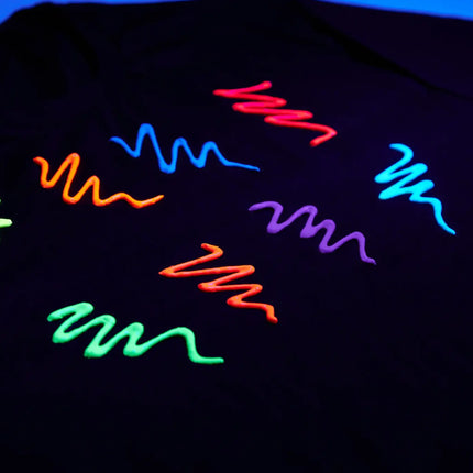Moon Glow Neon UV Fabric Paint 125ml Hvid 125ml