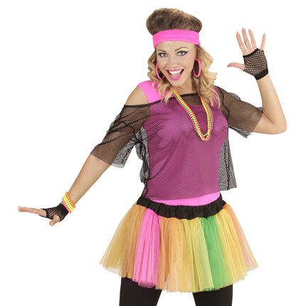 Sorte handsker Fingerless Fishnet Short