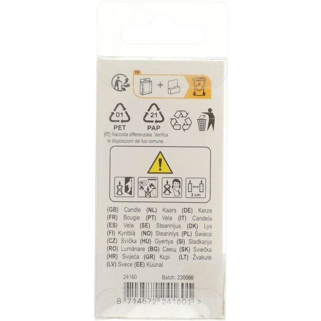 Stearinlys Simply Chic Silver Figur 0