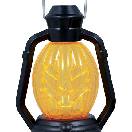 Halloween-borddekoration Græskarlygte 10 cm