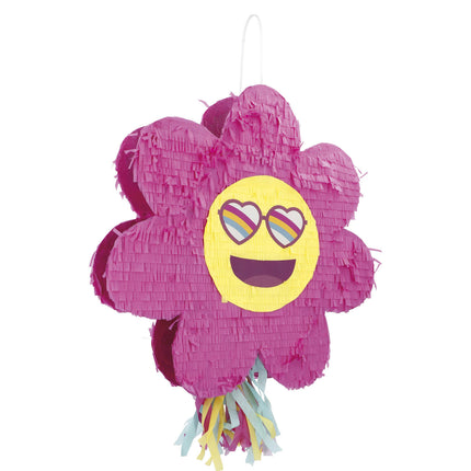 Emoij Pinata blomst tom 45 cm