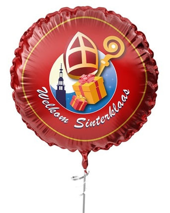 Folieballon Welcome Sinterklaas 45 cm