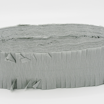 Guirlande sølv crepe 24m