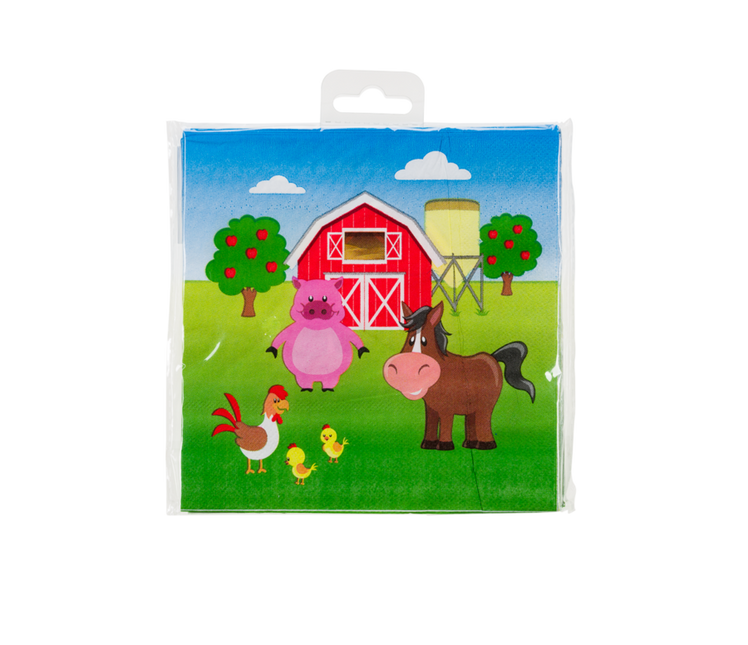 Boerderij Servetten 33cm 16st