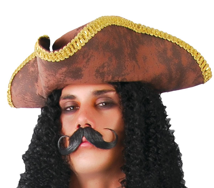 Piratdragt Bordeaux rød mænd