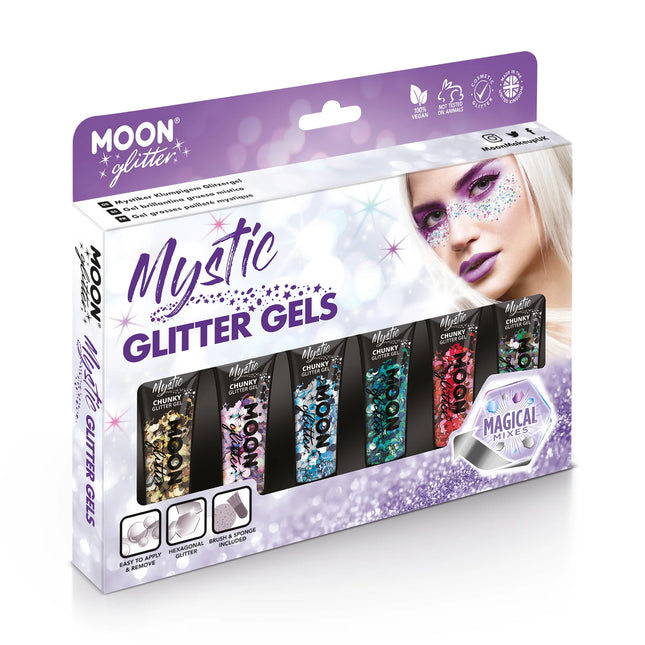 Moon Glitter Mystic Chunky Glitter Gel Frozen 12 ml