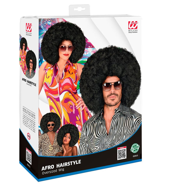 Sort Maxi Afro-paryk