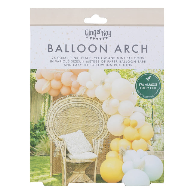 Pastel Balloon Arch Nude DIY-sæt