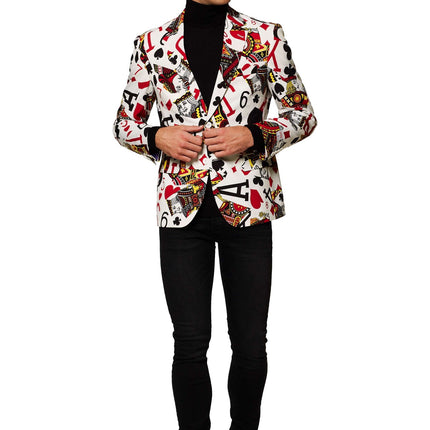 Casino Playing Cards Blazer til mænd <tc>OppoSuits</tc>