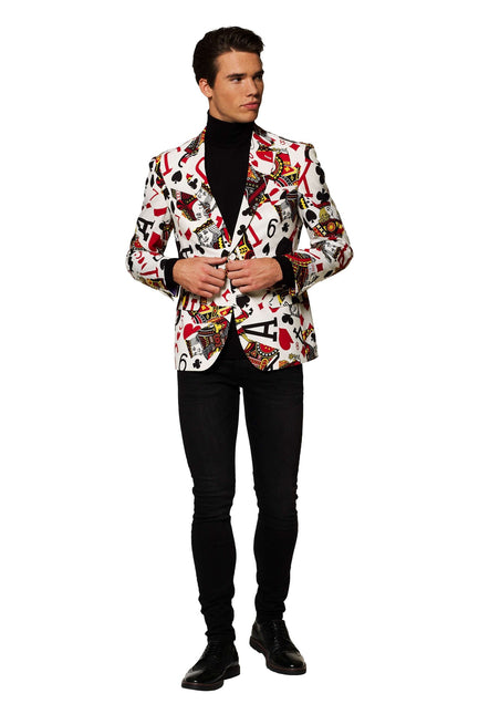 Casino Playing Cards Blazer til mænd <tc>OppoSuits</tc>