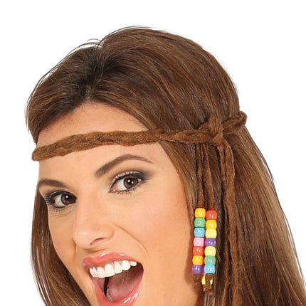 Hippie 60S blomsterkostume til kvinder