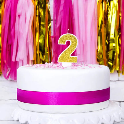2 års stearinlysglitter