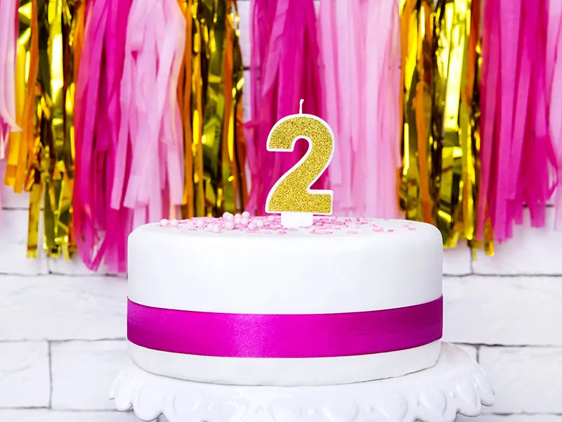 2 års stearinlysglitter