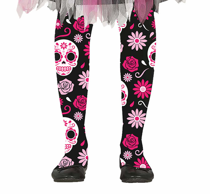 Dia De Los Muertos-leggings til børn