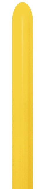 Modelleringsballoner Nozzle Up Yellow 5cm 152cm 50stk