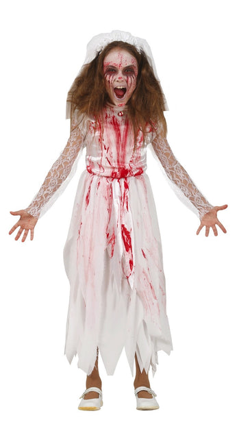 Halloween-kostume barn blodig kvinde