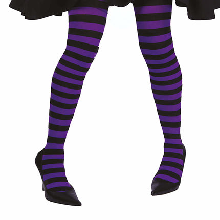 Lilla strømpebukser med striber