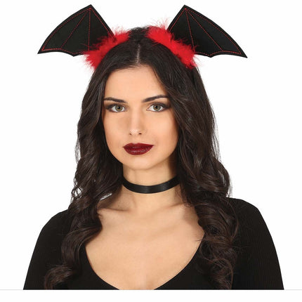 Hårbånd med flagermusvinger