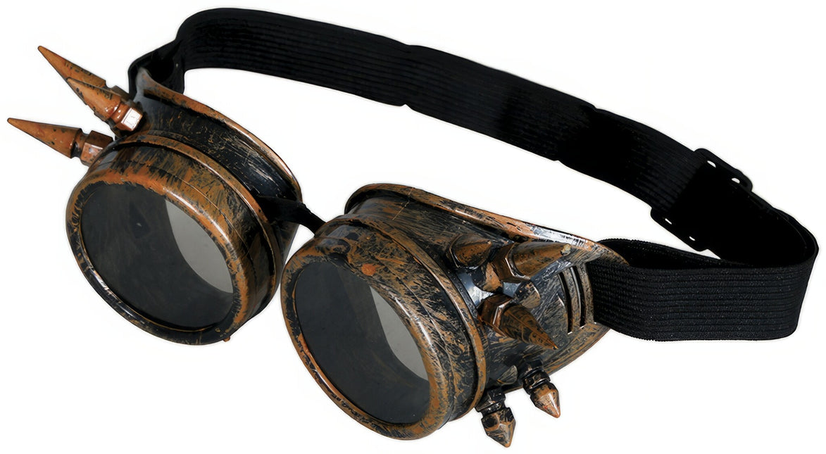 Steampunk-briller brun