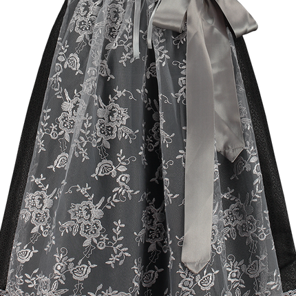 Oktoberfest-forklæde grå til damer