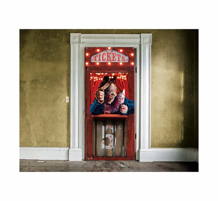 Halloween-dørplakat Horror Clown 120 cm x 79 cm