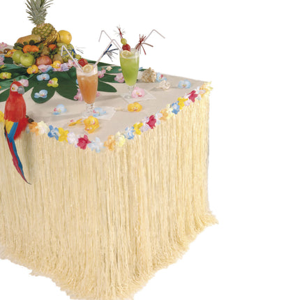 Hawaii bordskørt blomster