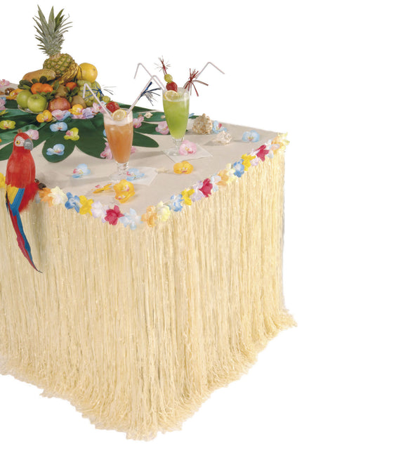 Hawaii bordskørt blomster