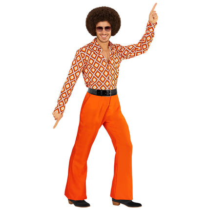 Disco 70S Bukser Orange Mænd
