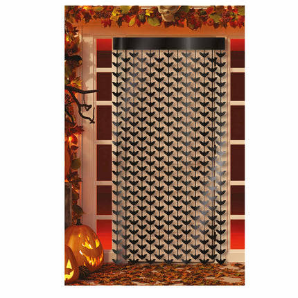 Halloween-dørforhæng med flagermus 2m