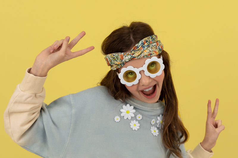 Jernemblem blomster 10 stk