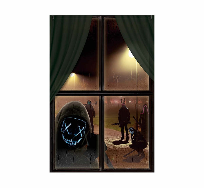 Halloween vinduesdekoration Gysermasker