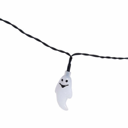 Halloween-lyskrans LED-spøgelser 1,55 m