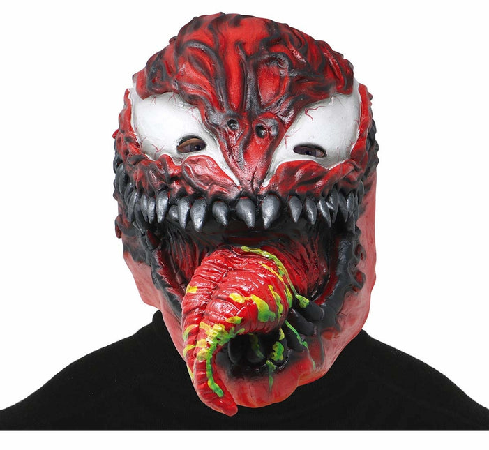 Rød Halloween-maske Monster
