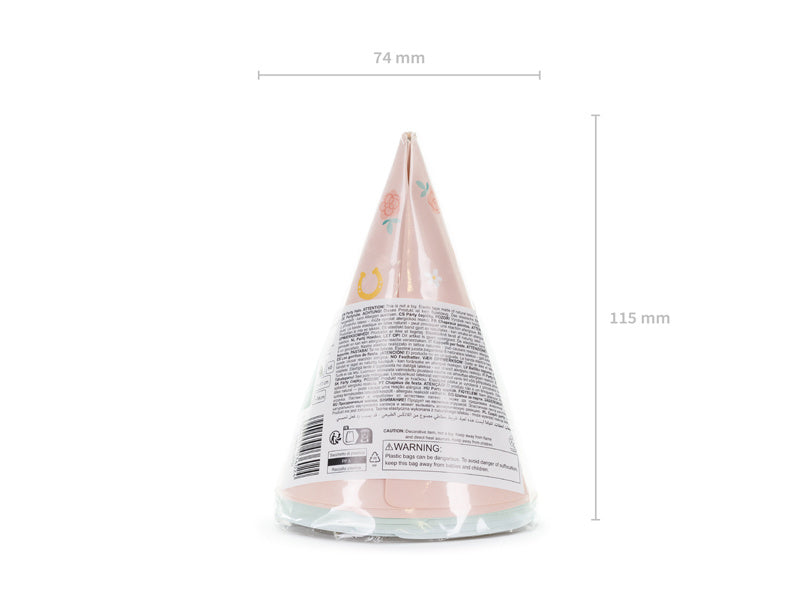 Hestefesthatte 16cm 6stk