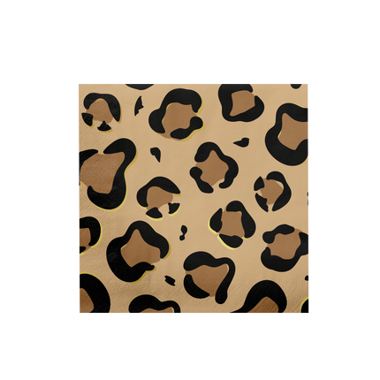 Panter servietter 16cm 16stk