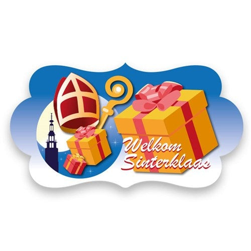 Festtallerken Welcome Sinterklaas 42X22cm