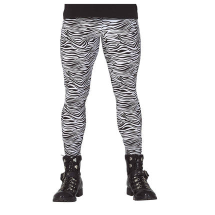 Zebra-leggings til damer
