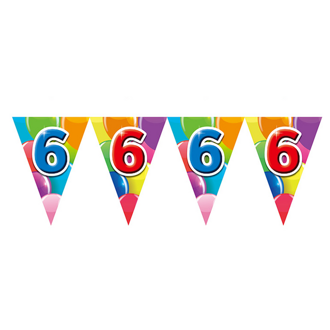 6 års guirlande 10m