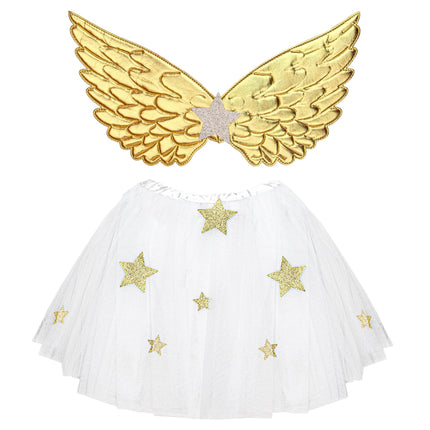 Engel kostume sæt pige 2 dele