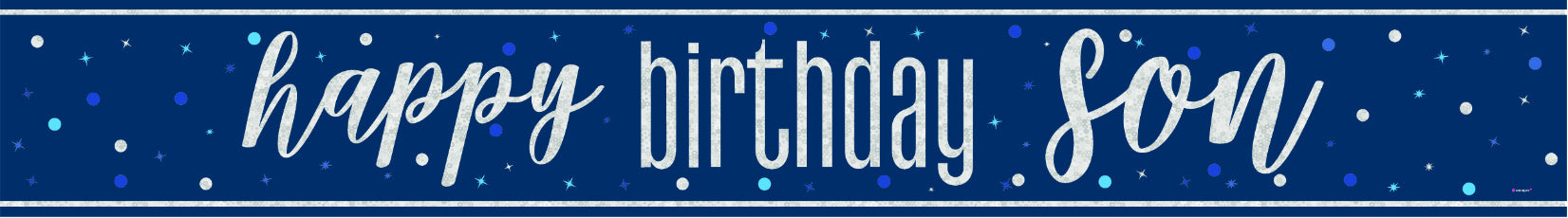 Happy Birthday Banner Son 2.74m