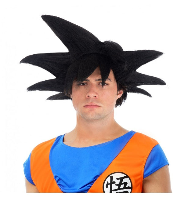 Goku Saiyan-paryk sort Dragon Ball Z