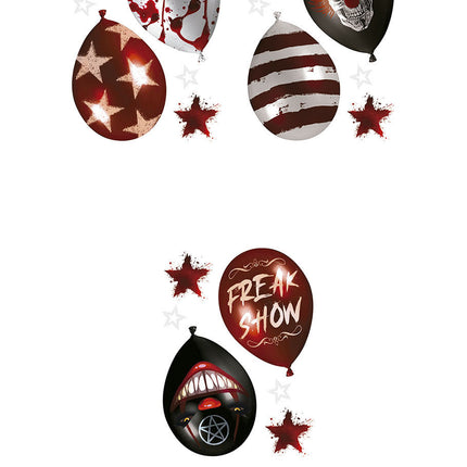 Halloween-vinduesdekoration Balloner