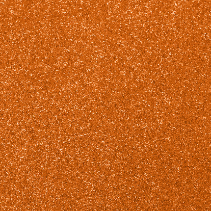 Orange guirlande med glitter Mini 6m